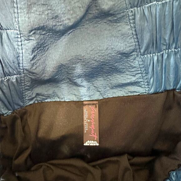 Free People Movement Coastline Blue The Way Home High Waist Shorts Medium - Picture 7 of 9